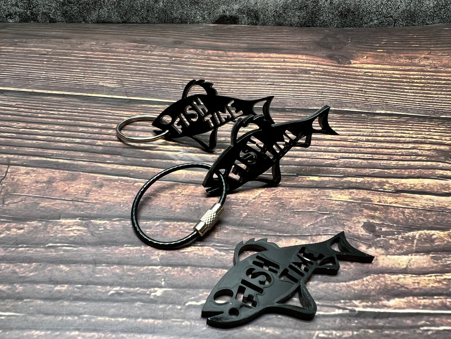 Fish Time keychain