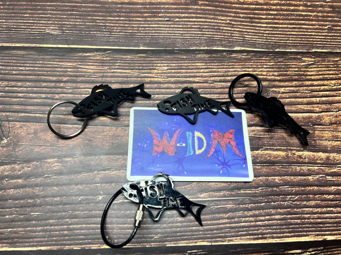 Fish Time keychain