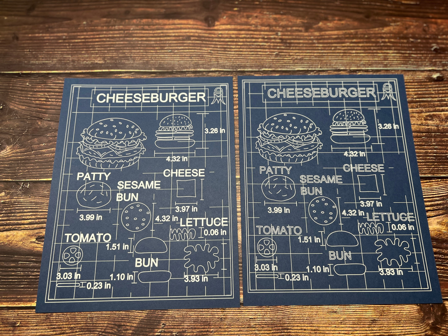 Anatomy of a Cheeseburger Blueprint