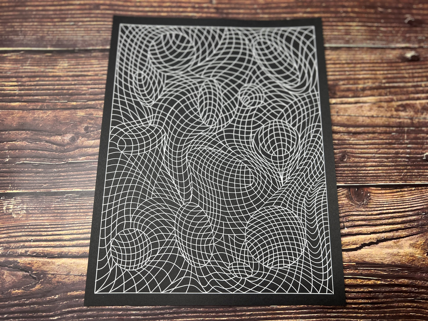 Wall decor pattern , organic and geometric art