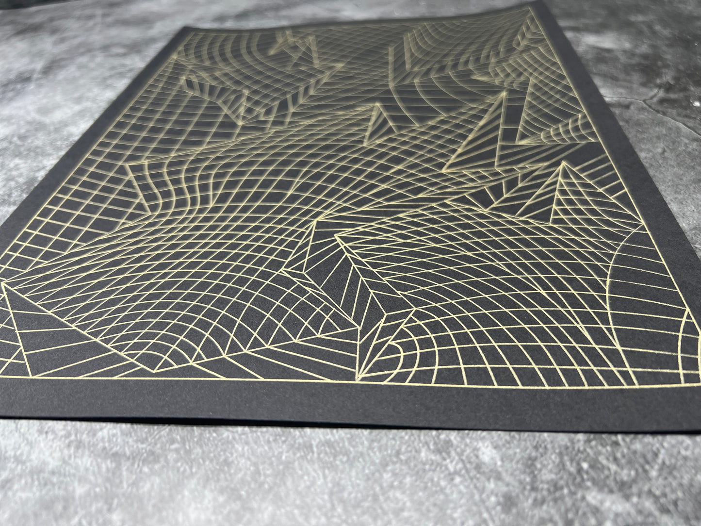 Wall decor pattern , organic and geometric art