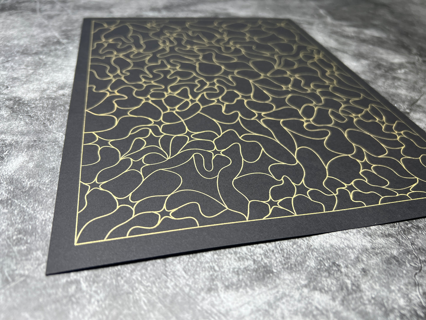 Wall decor pattern , organic and geometric art