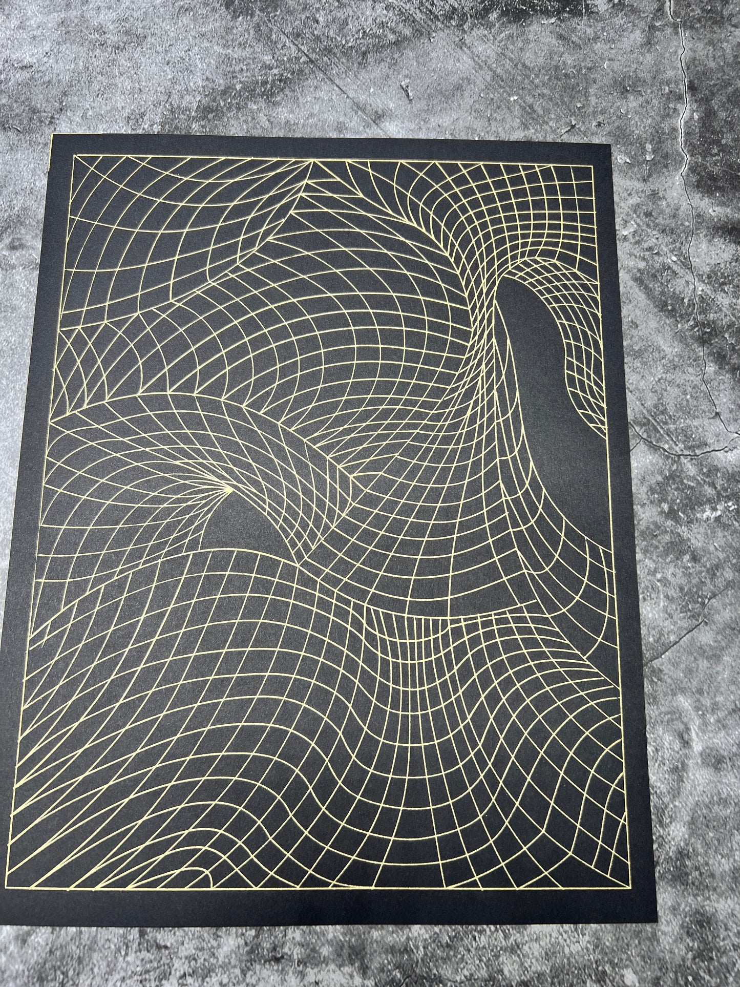 Wall decor pattern , organic and geometric art