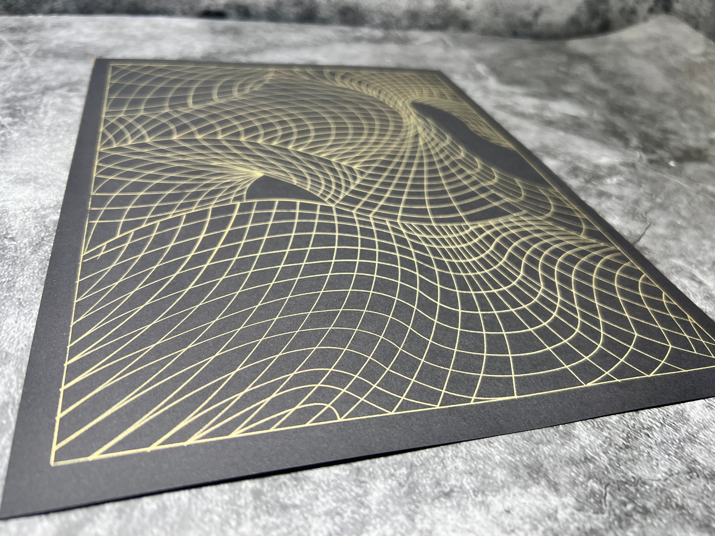 Wall decor pattern , organic and geometric art