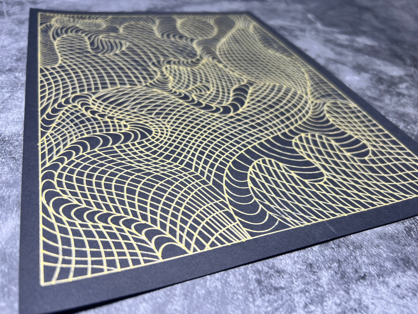 Wall decor pattern , organic and geometric art