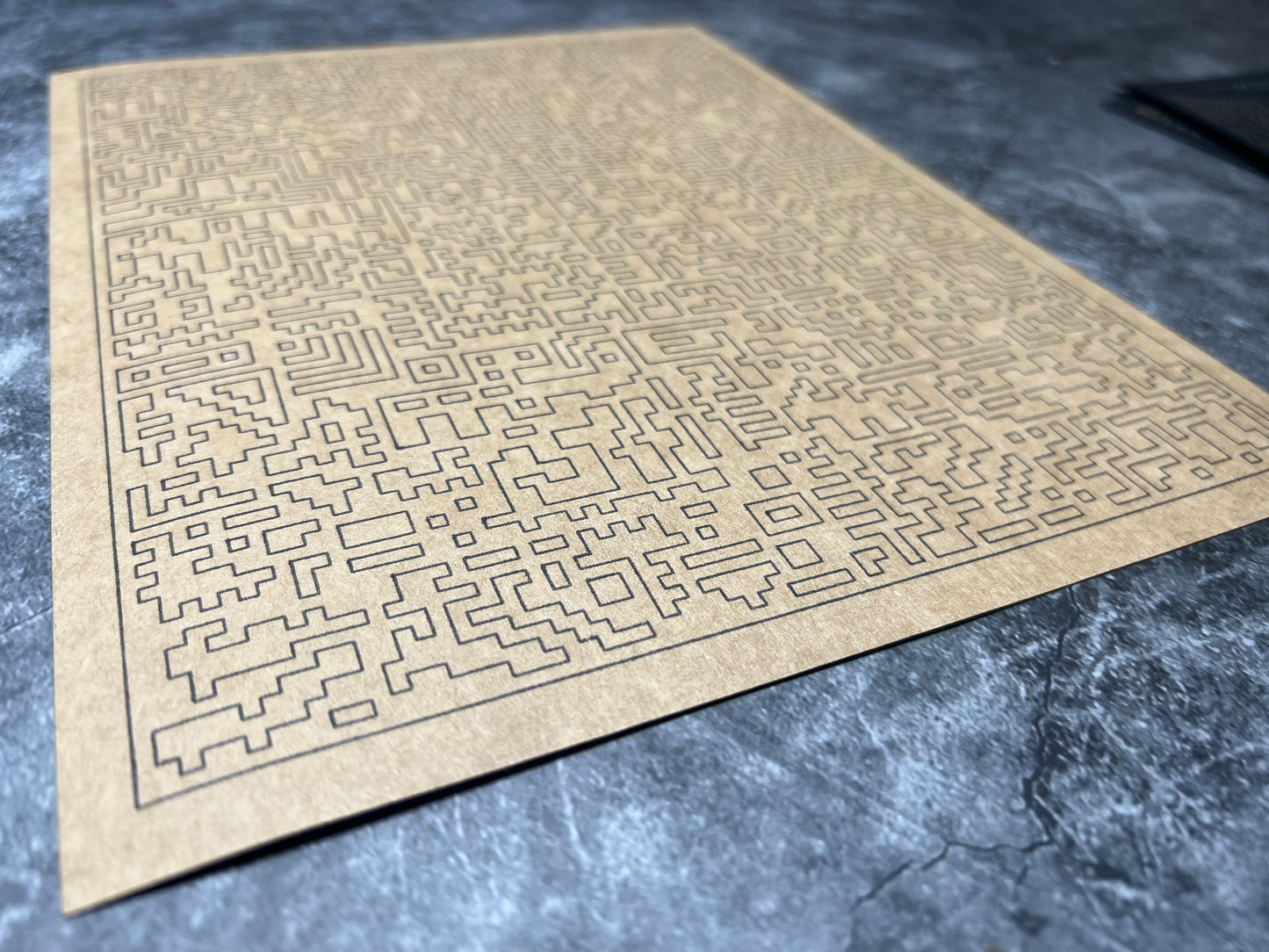 Wall decor pattern , organic and geometric art