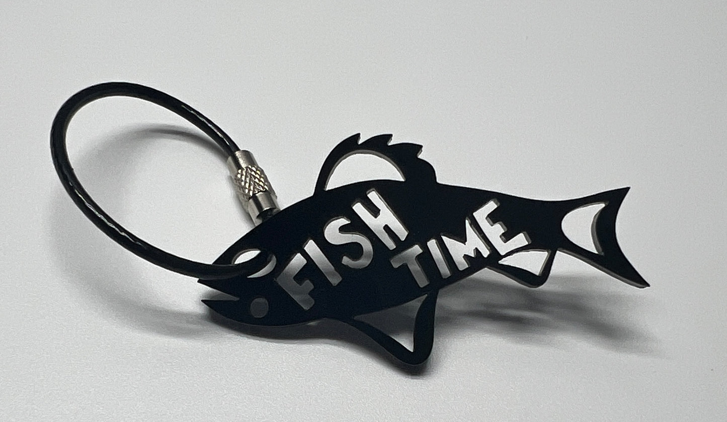 Fish Time keychain