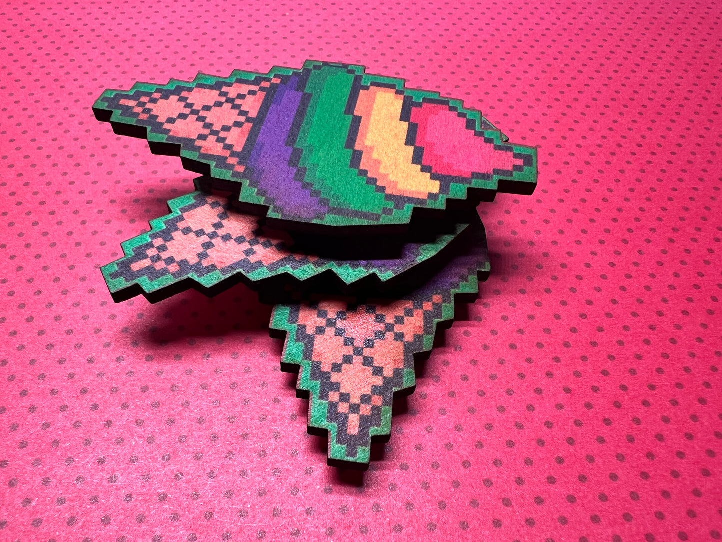 Pixel Ice Cream Cone Magnet