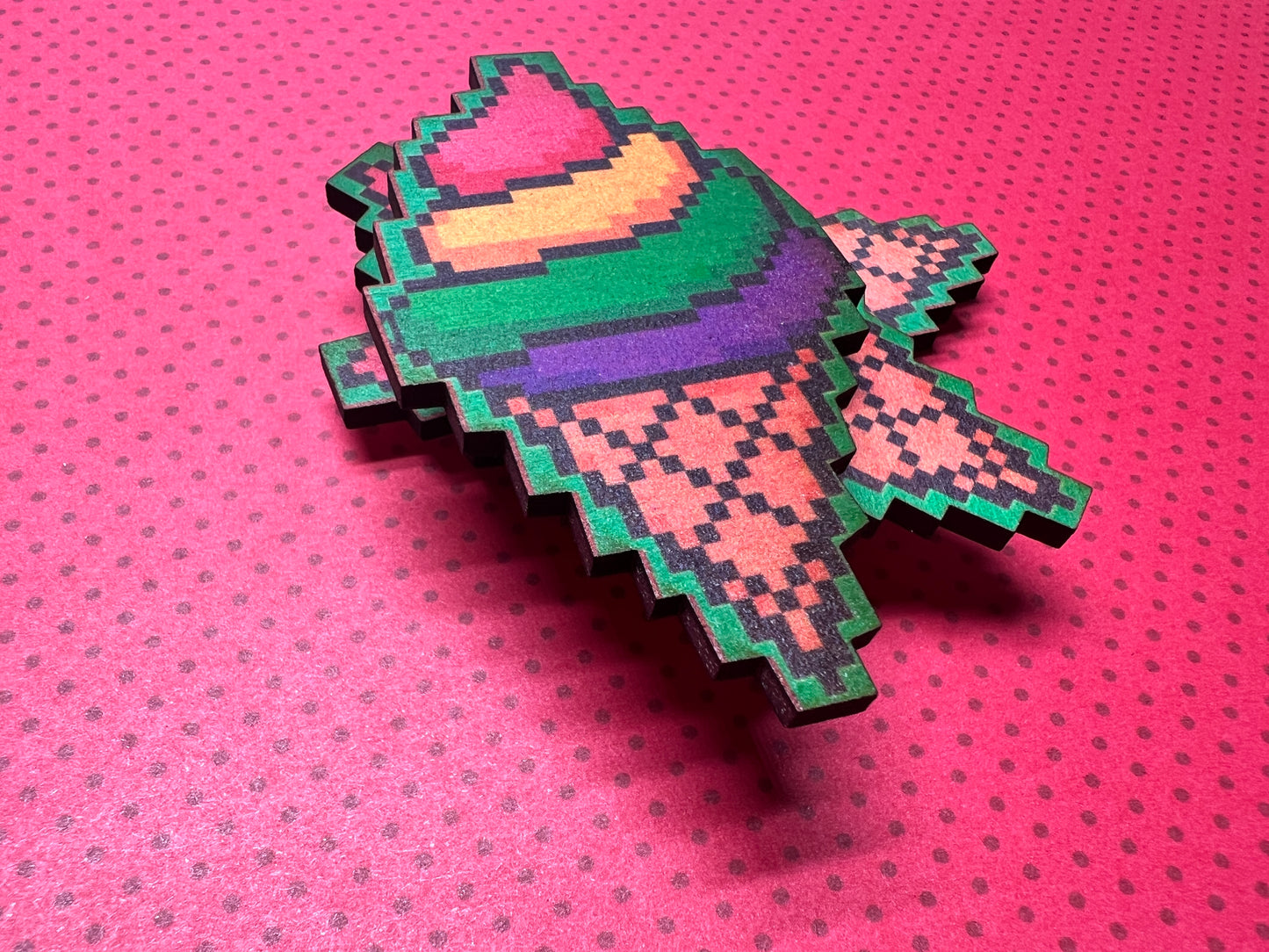 Pixel Ice Cream Cone Magnet