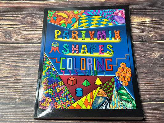 Party Mix Shapes: An adult Coloring Book Geometric Shapes