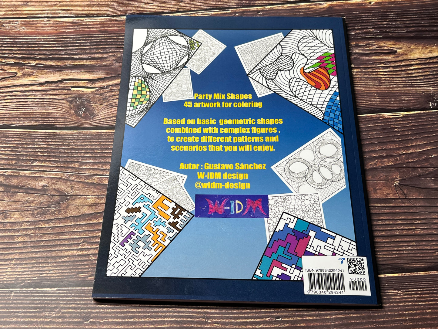 Party Mix Shapes: An adult Coloring Book Geometric Shapes