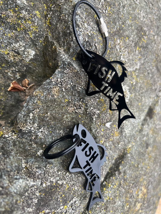 Fish Time keychain