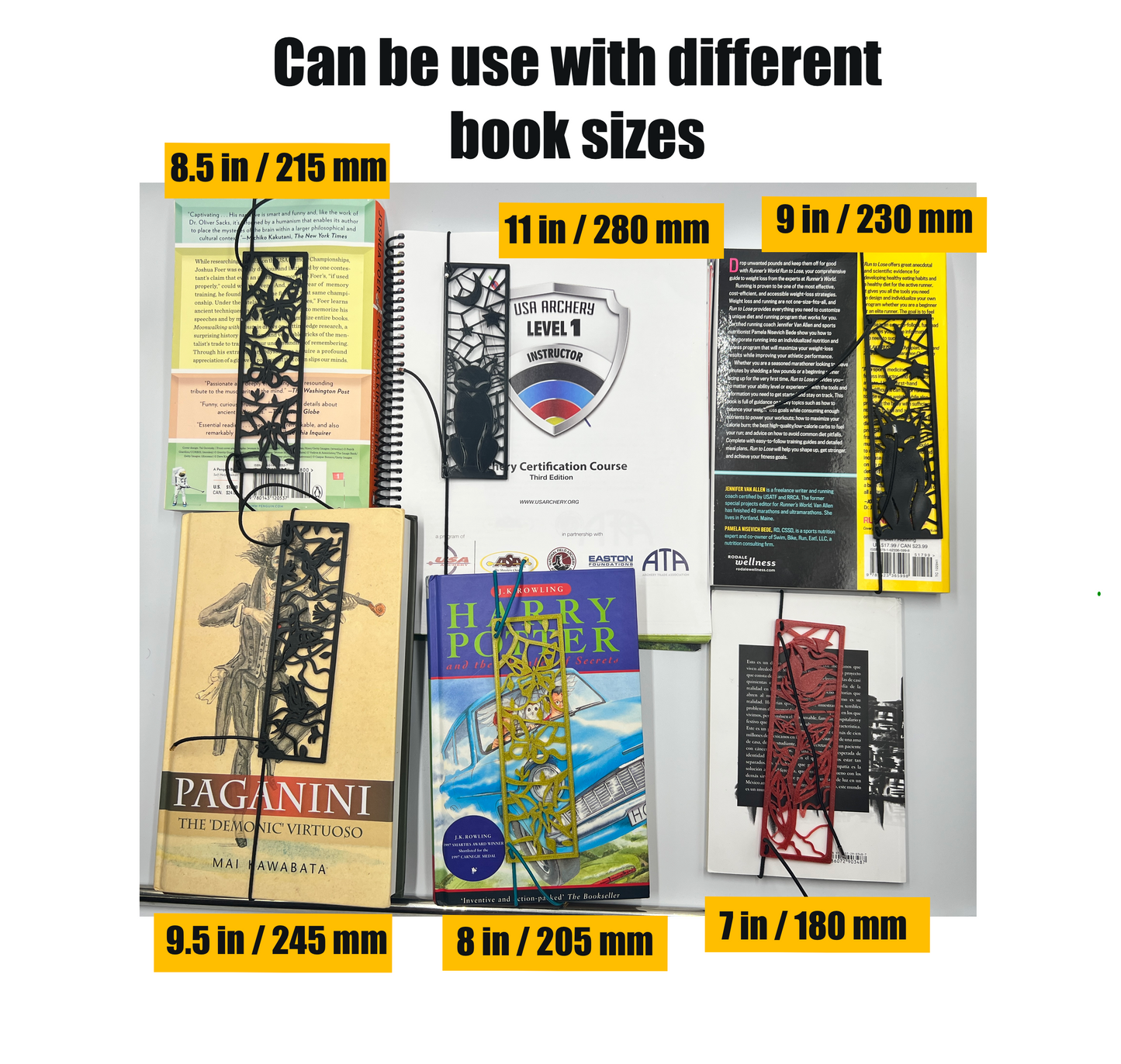 Bookmark 3d shapes