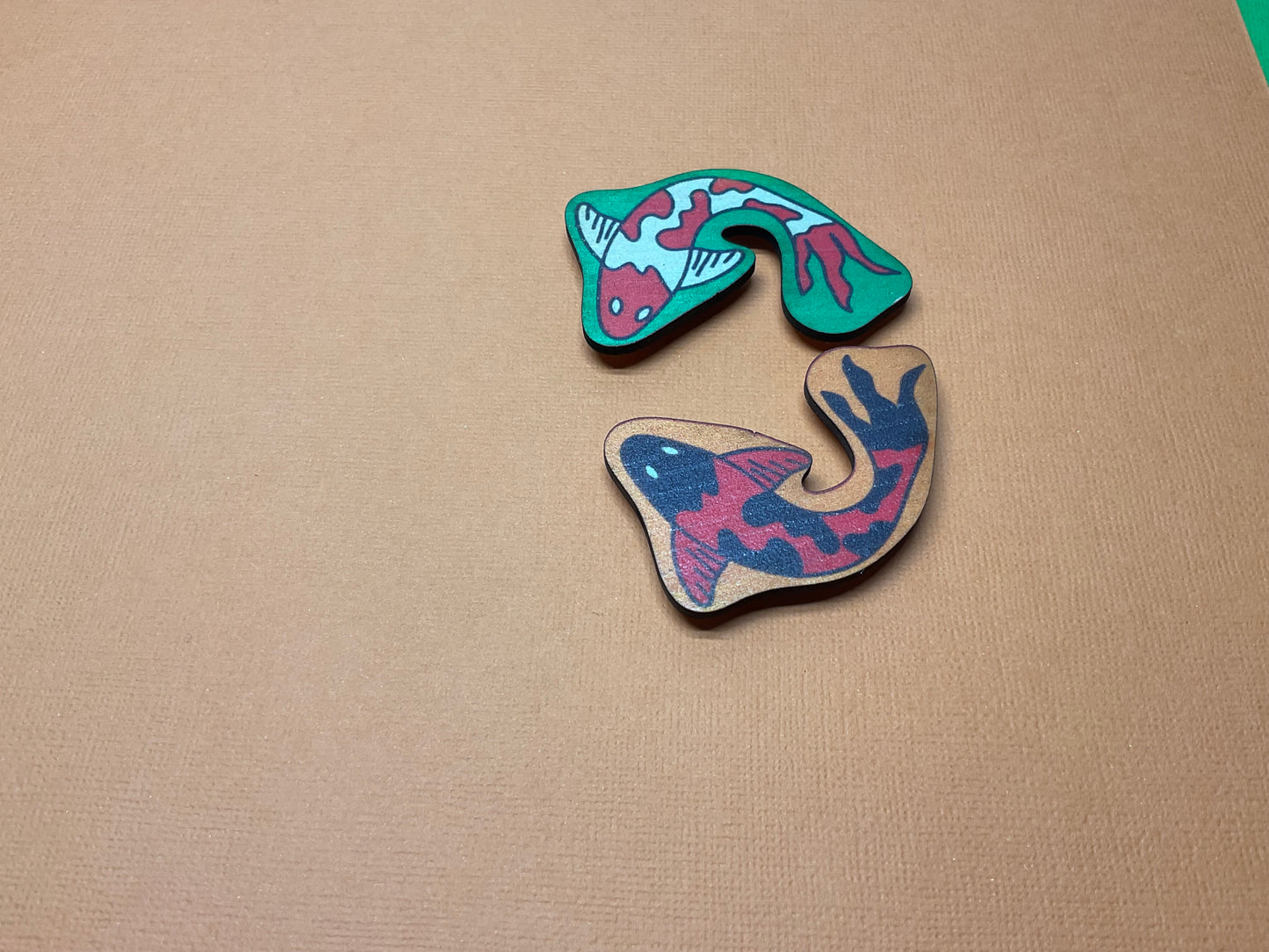 🌊 Vibrant Koi Fish Magnet Set