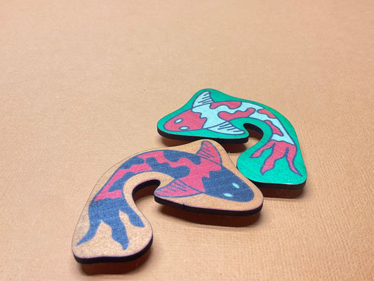 🌊 Vibrant Koi Fish Magnet Set